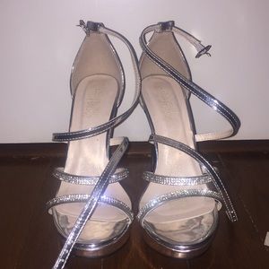 silver charlotte russe heels